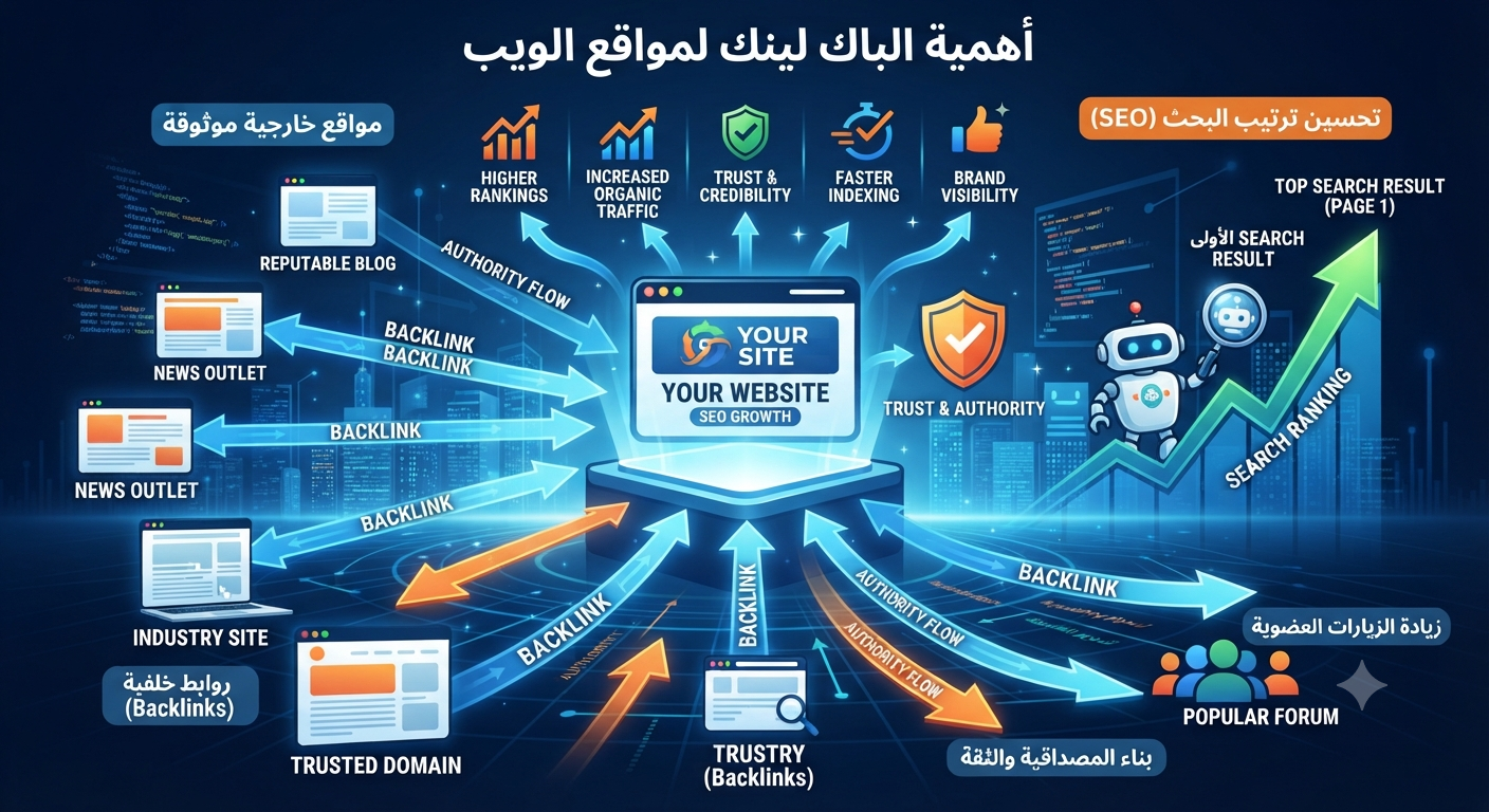 تعرف على أهمية الباك لينك للمواقع